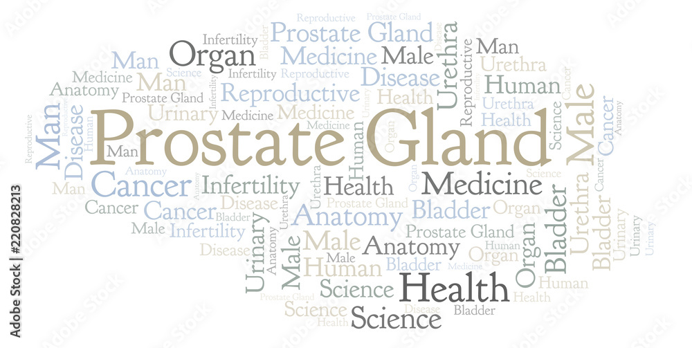 Prostate Gland word cloud. Prostate Gland word cloud.