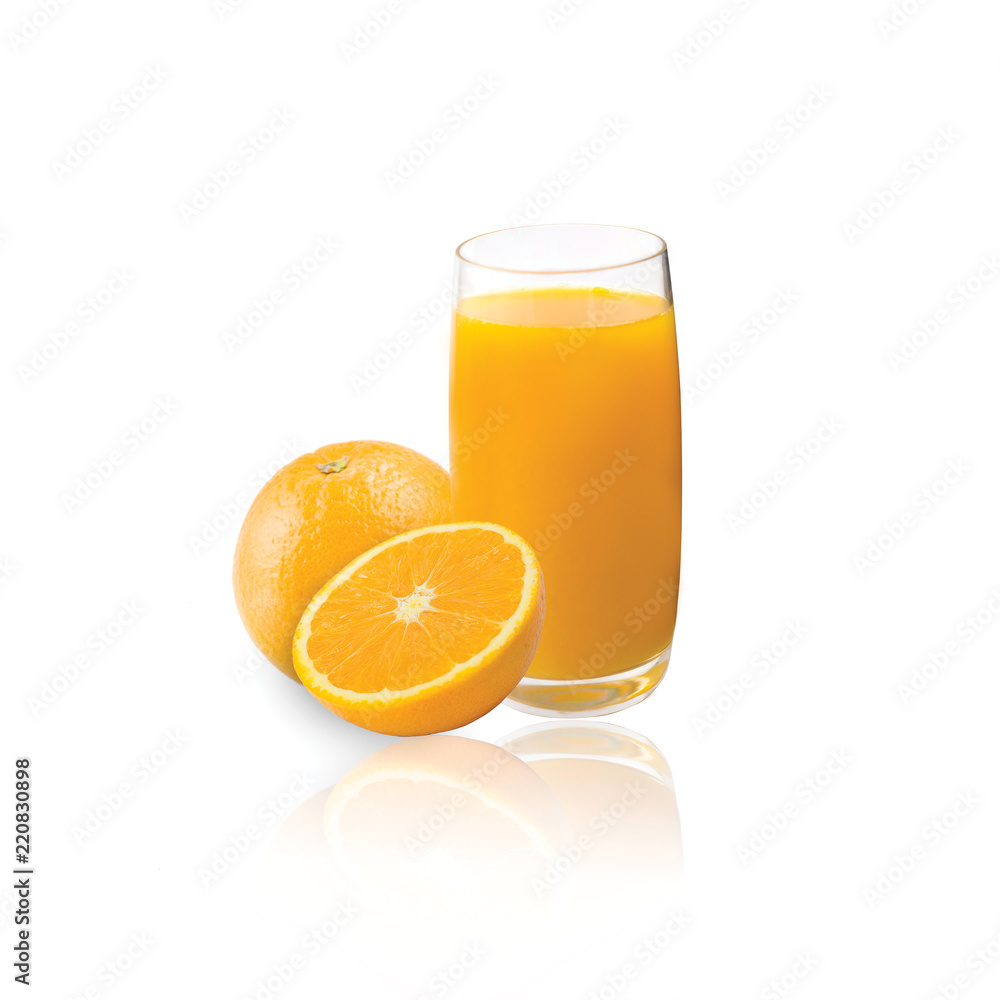 orange juice glass, isolated on white background, .collection juice have made selection paths. orange juice glass, isolated on white background, .collection juice have made selection paths.