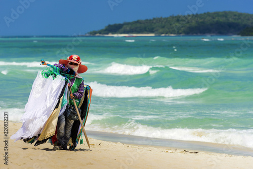 Strandverkäuferin auf Koh Samui, Thailand, 