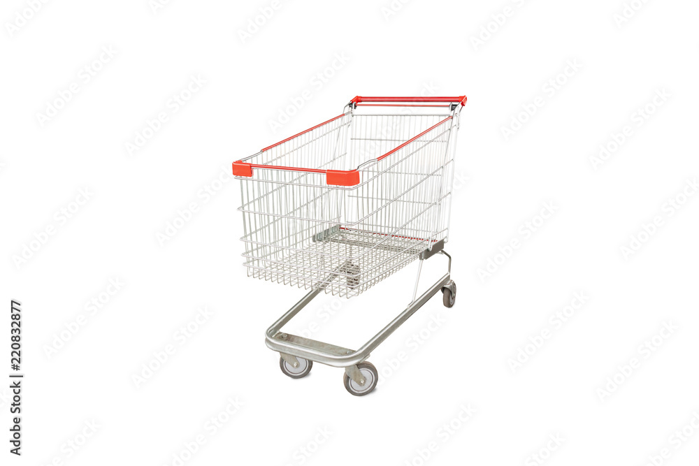 shopping cart isolated on white background shopping cart isolated on white background