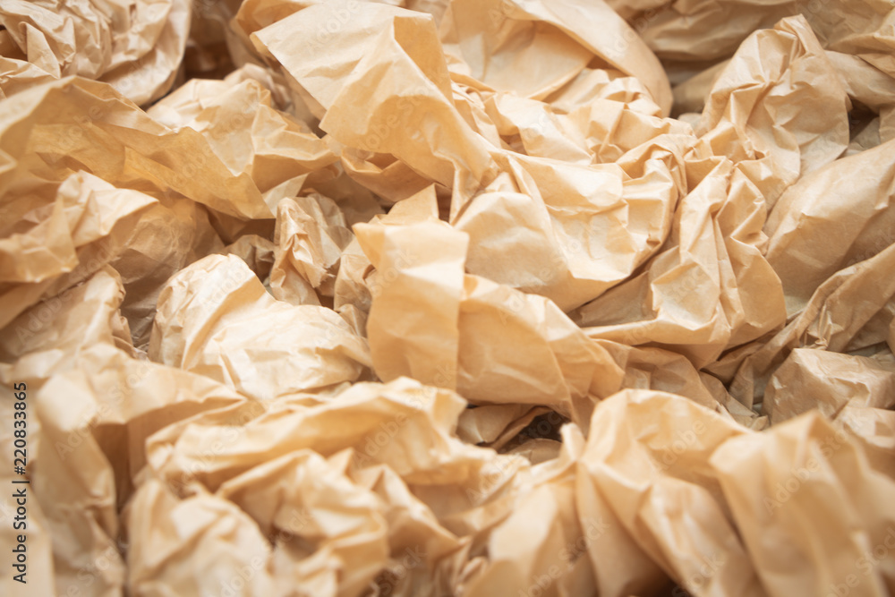 Background Texture Brown paper with wrinkles Background Texture Brown paper with wrinkles