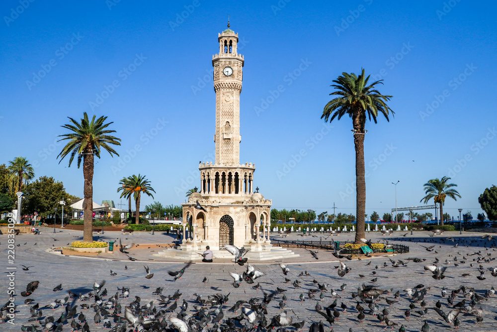 Turkey Izmir Konak Square, Old Clock Tower