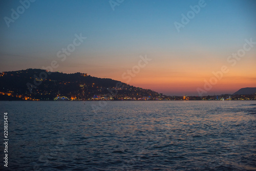 Evening at Alanya coast, Tu...