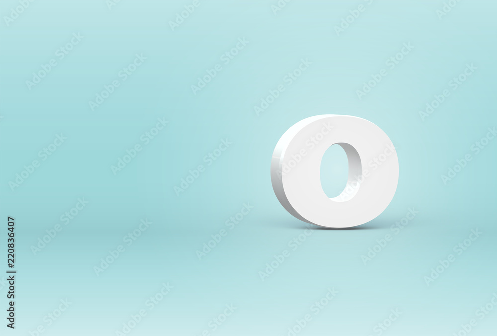 High detailed 3D font letter, vector illustration High detailed 3D font letter, vector illustration