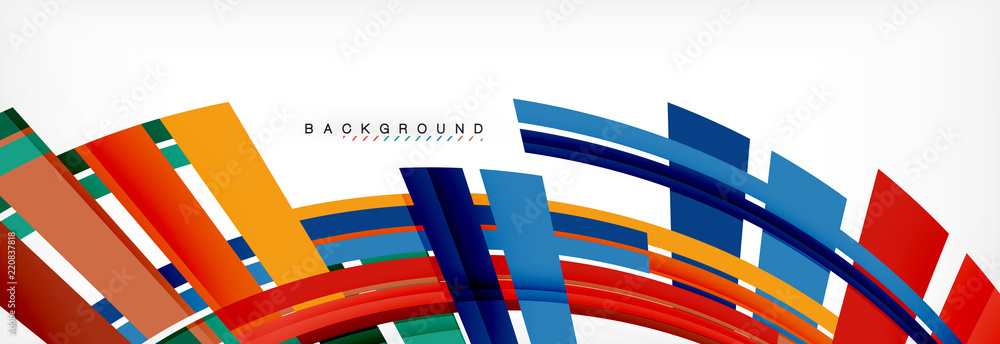Obraz premium Minimal line design abstract background