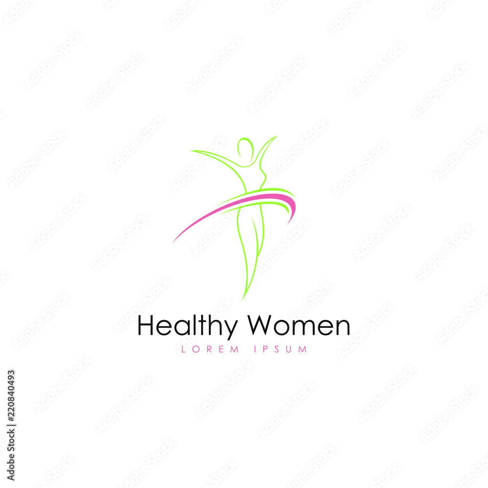 Healthy women logo