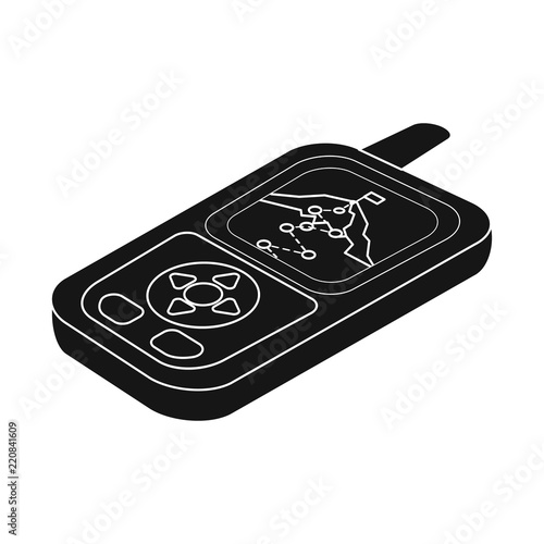 Vector design of alpinism and peak icon. Collection of alpinism and camp stock vector illustration.