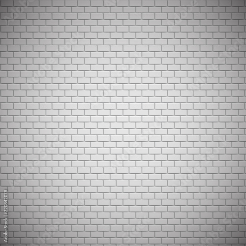 Realistic high-detailed brick wall pattern, vector illustration