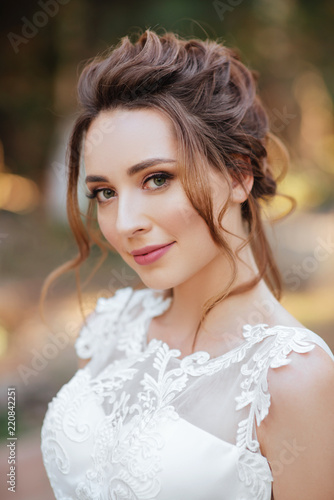 Portrait of a beautiful bride.
