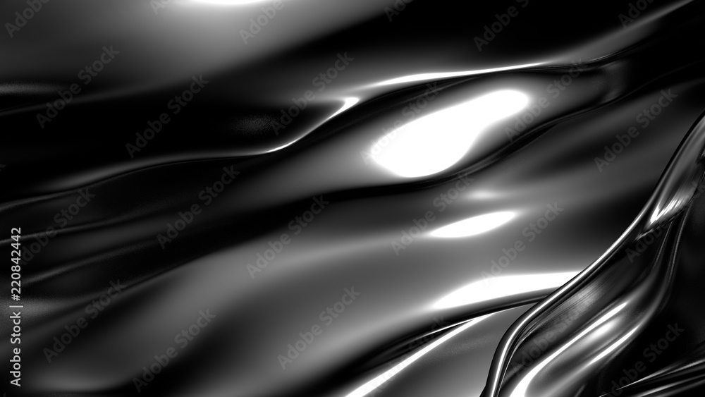 Stylish black background. 3d illustration, 3d rendering.