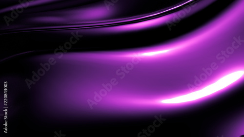 Stylish elegant black, purple background. 3d illustration, 3d rendering.