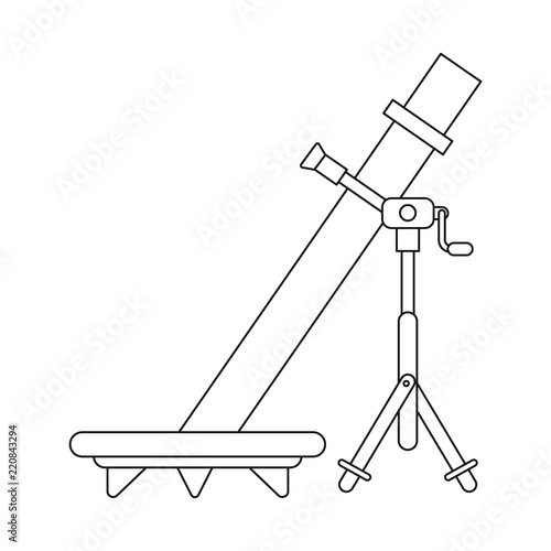 Isolated object of weapon and gun sign. Set of weapon and army stock vector illustration.