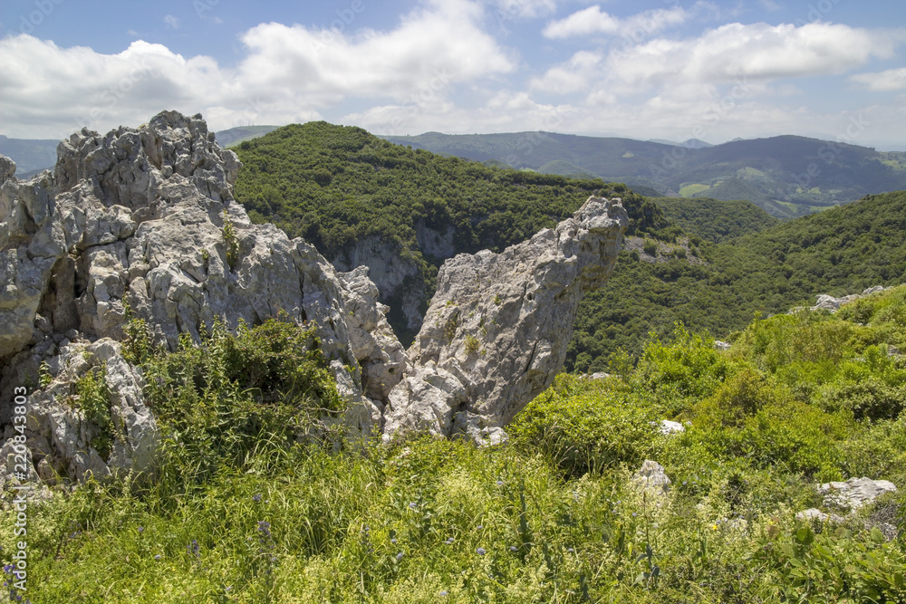 Obraz premium Cantabria, Liendo municipality