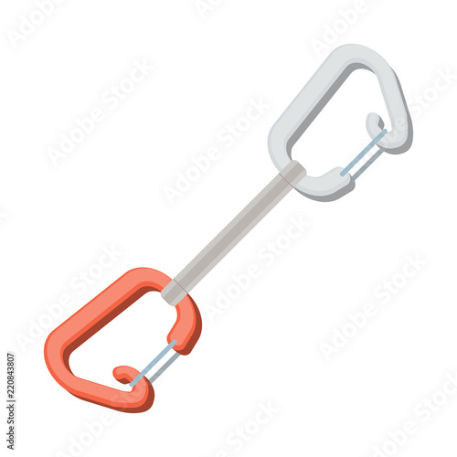Vector illustration of alpinism and peak icon. Set of alpinism and camp stock vector illustration.