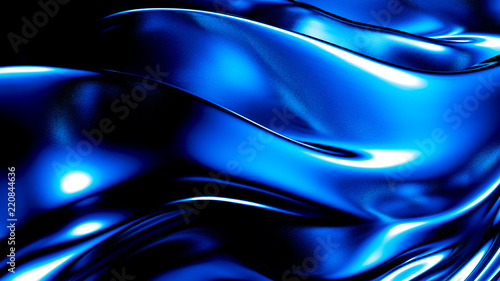 Elegant blue background. 3d illustration, 3d rendering.