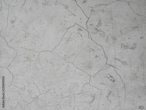 Wallpaper Mural 全体的に罅割れた白い壁 Torontodigital.ca