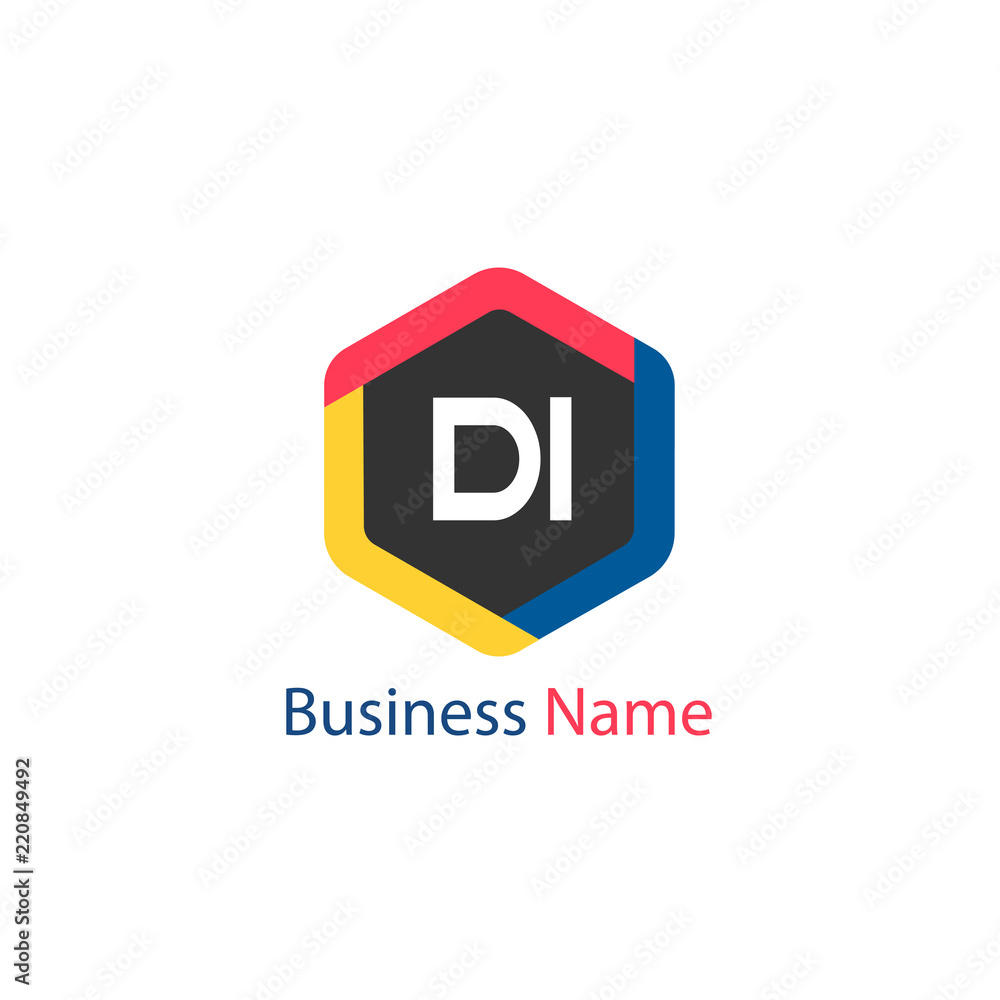 Initial Letter DI Logo Template Design Initial Letter DI Logo Template Design