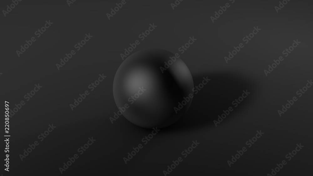 Black background with balls. 3d illustration, 3d rendering. Black background with balls. 3d illustration, 3d rendering.