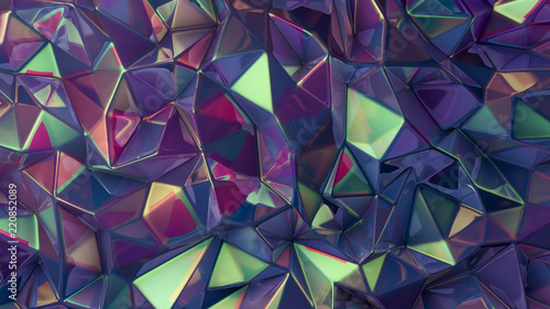 Purple crystal background. 3d illustration, 3d rendering.