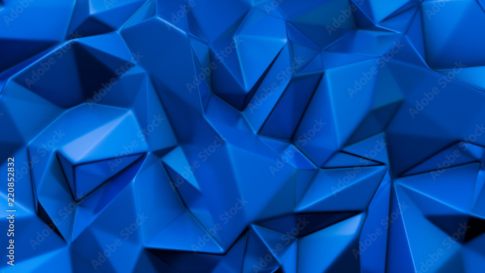 Blue crystal background..3d illustration, 3d rendering. Blue crystal background..3d illustration, 3d rendering.