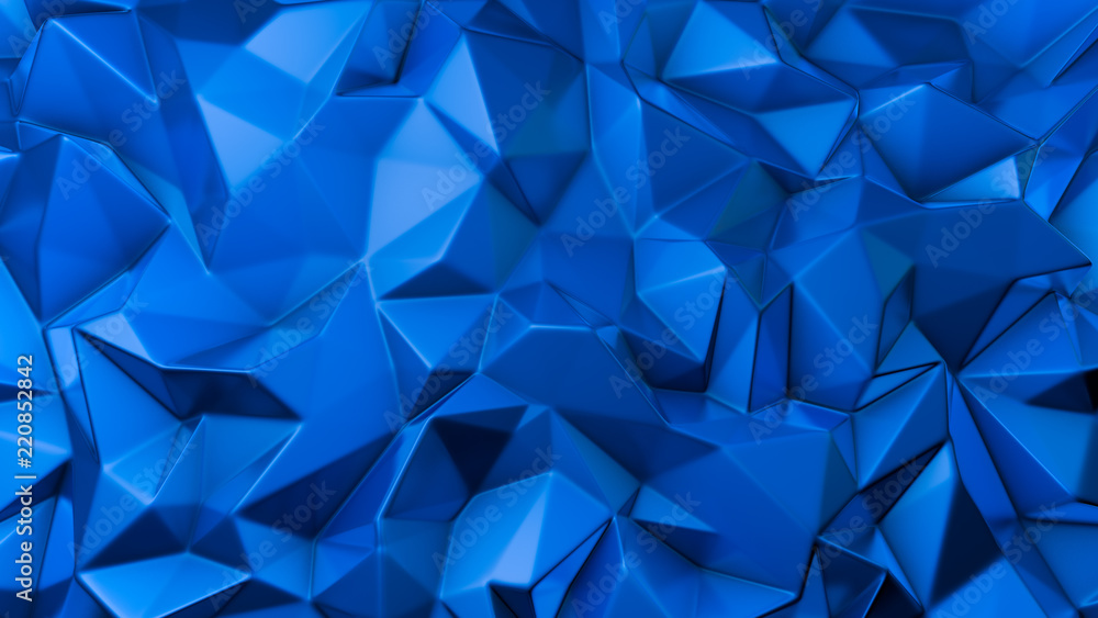 Blue crystal background..3d illustration, 3d rendering. Blue crystal background..3d illustration, 3d rendering.