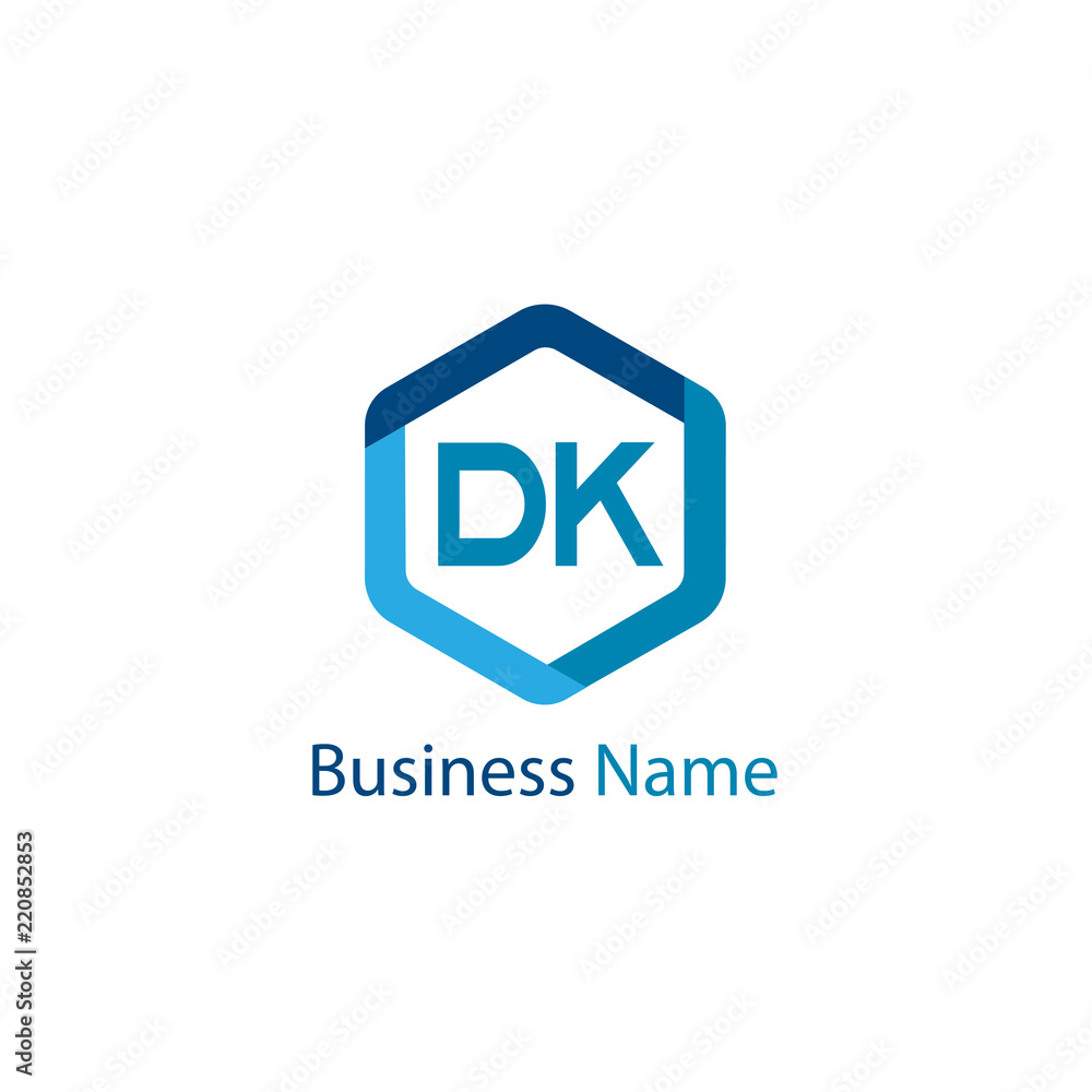 Initial Letter DK Logo Template Design Initial Letter DK Logo Template Design
