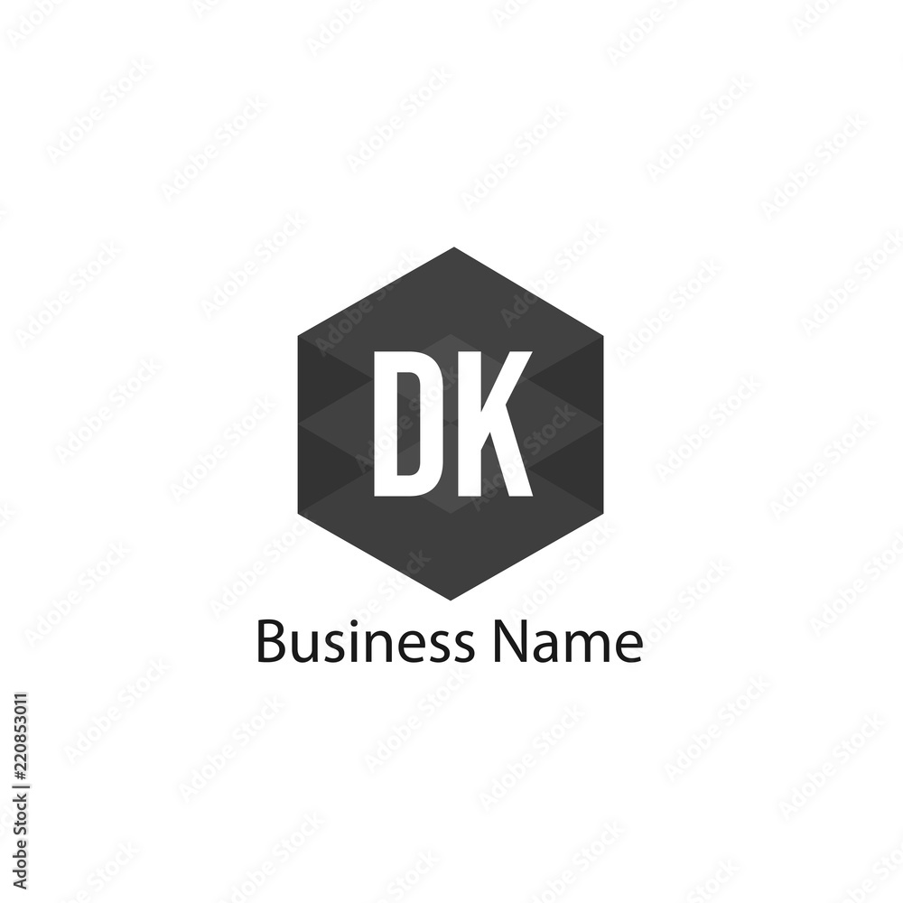 Initial Letter DK Logo Template Design Initial Letter DK Logo Template Design