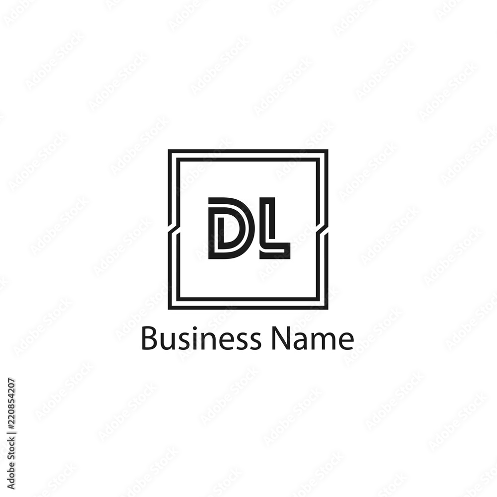 Initial Letter DL Logo Template Design Initial Letter DL Logo Template Design