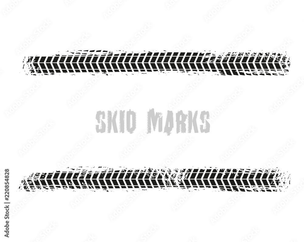 Skid Marks-05 Stock Vector