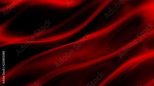 Luxurious red drapery fabric background. 3d illustration, 3d rendering.