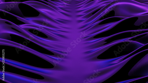 Luxury purple drapery fabric background. 3d illustration  3d rendering.