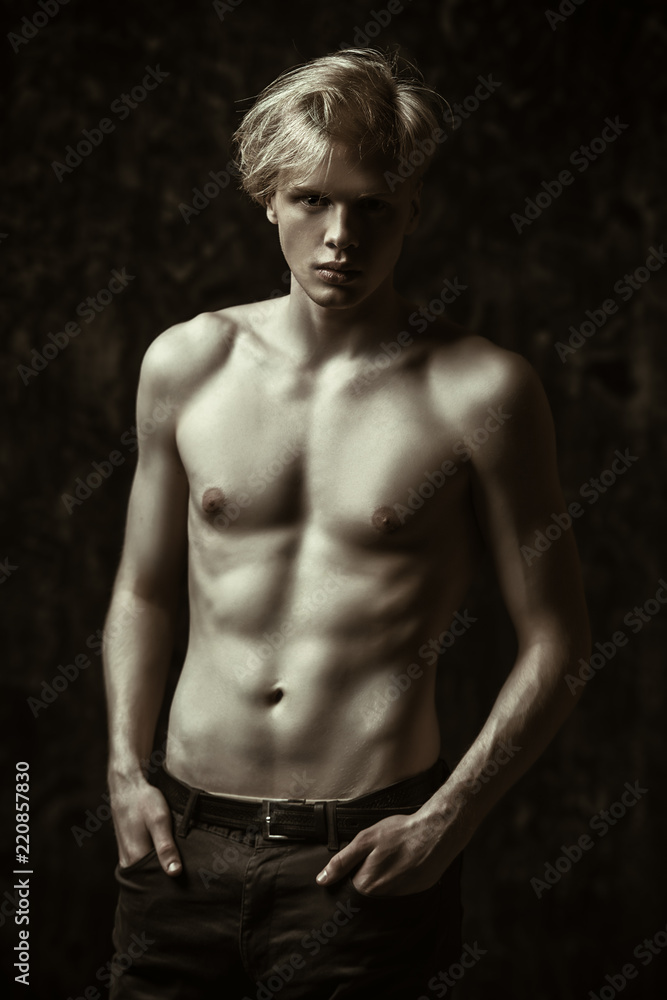 Fototapeta premium posing in a studio