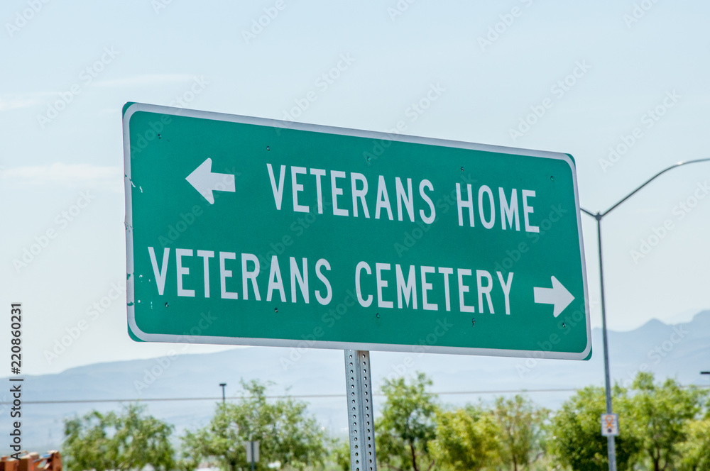 Schwarzer Humor: veterans home, veterans cemetery Schwarzer Humor: veterans home, veterans cemetery