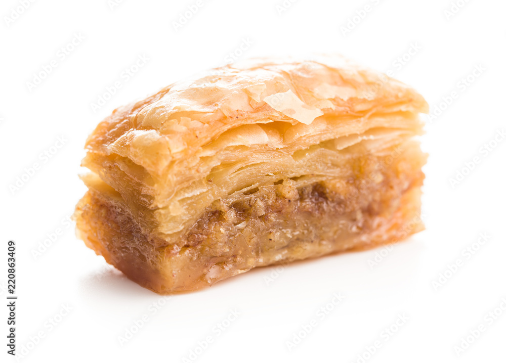 Sweet dessert baklava.