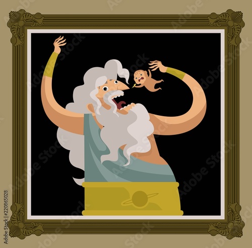 kronos greek mythology titan eating babies