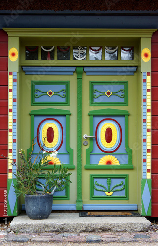 Typische Haustür Darß