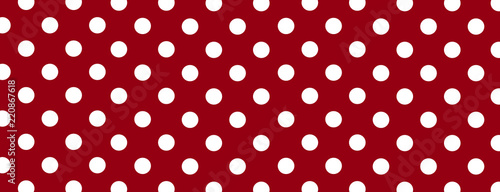 Red Polka Dot Banner