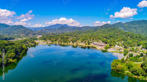 Lake Junaluska Drone Aerial