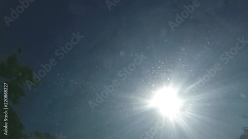 Sun from the bottom of the sea