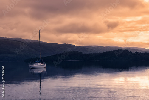 Dawn on Loch Lomond, Scotland