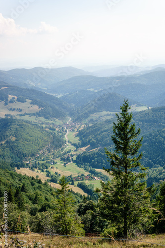 Aussicht vom Belchen, Schwarzwald, Deutschland