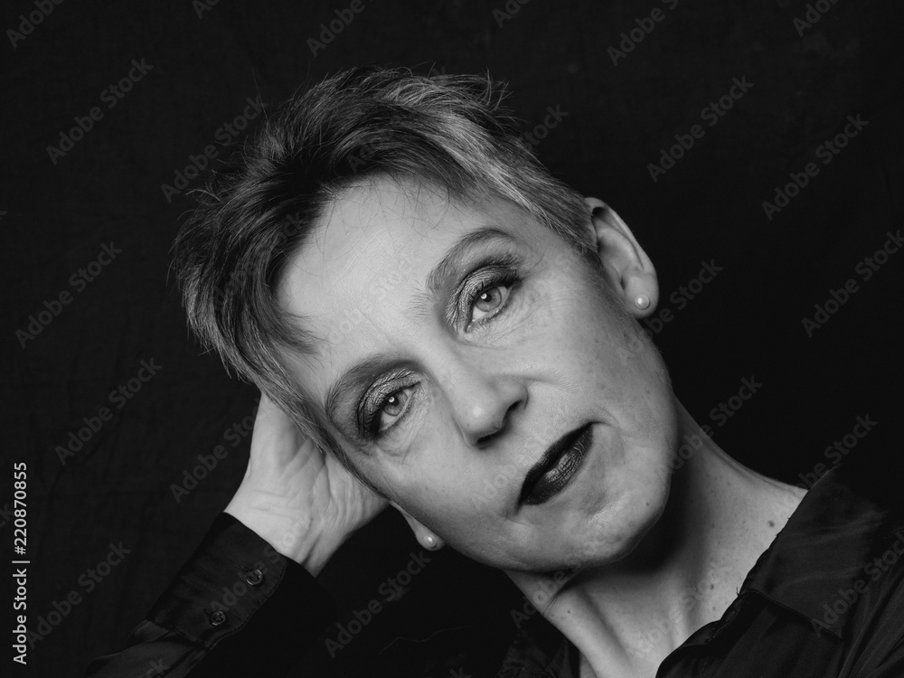 Obraz premium Portrait schwarz weiss