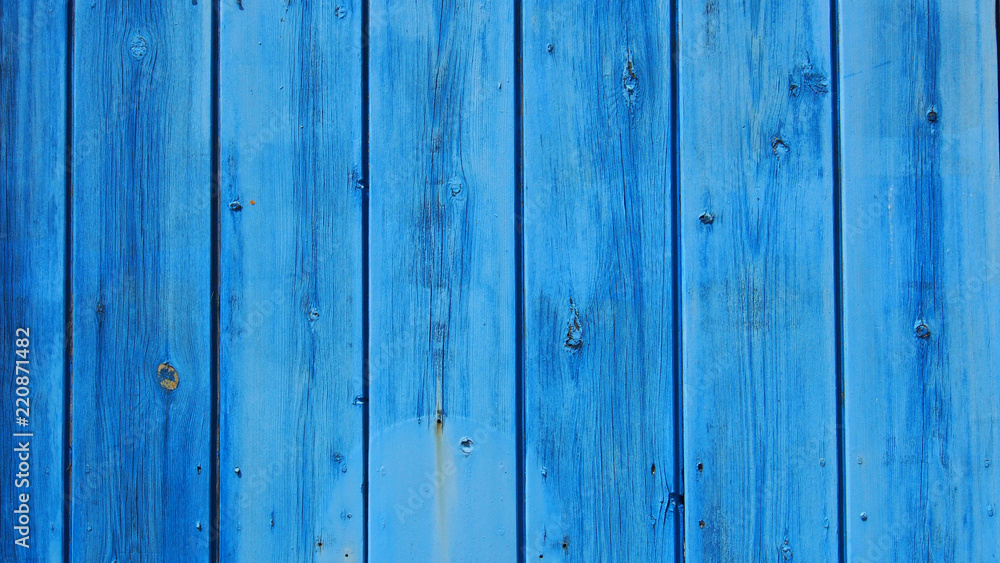 Hintergrund, Textur: Verwittertes Holz, blau Hintergrund, Textur: Verwittertes Holz, blau