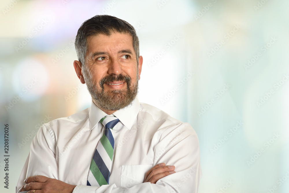 Hispanic Businessman With arms Crossed Hispanic Businessman With arms Crossed