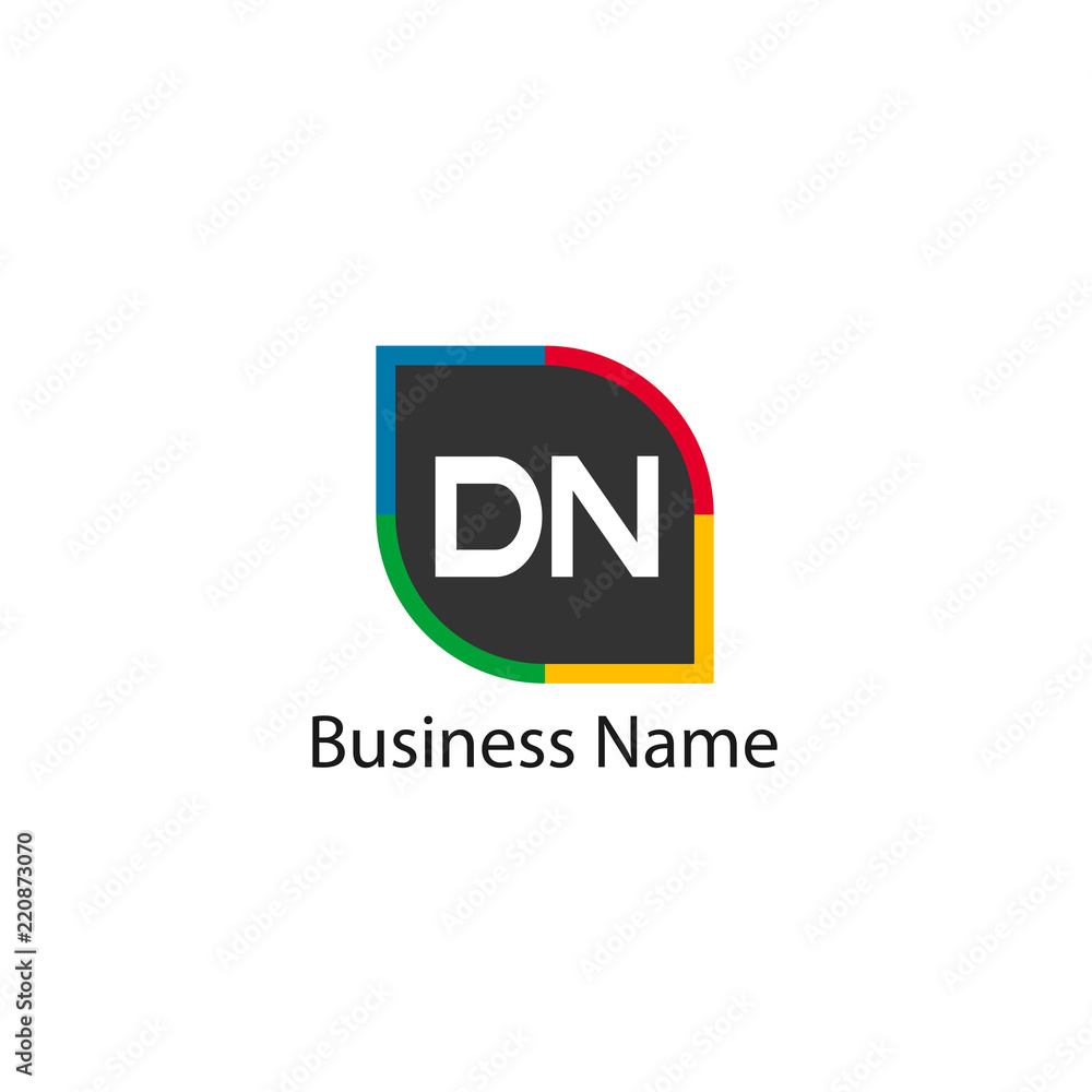 Initial Letter DN Logo Template Design Initial Letter DN Logo Template Design