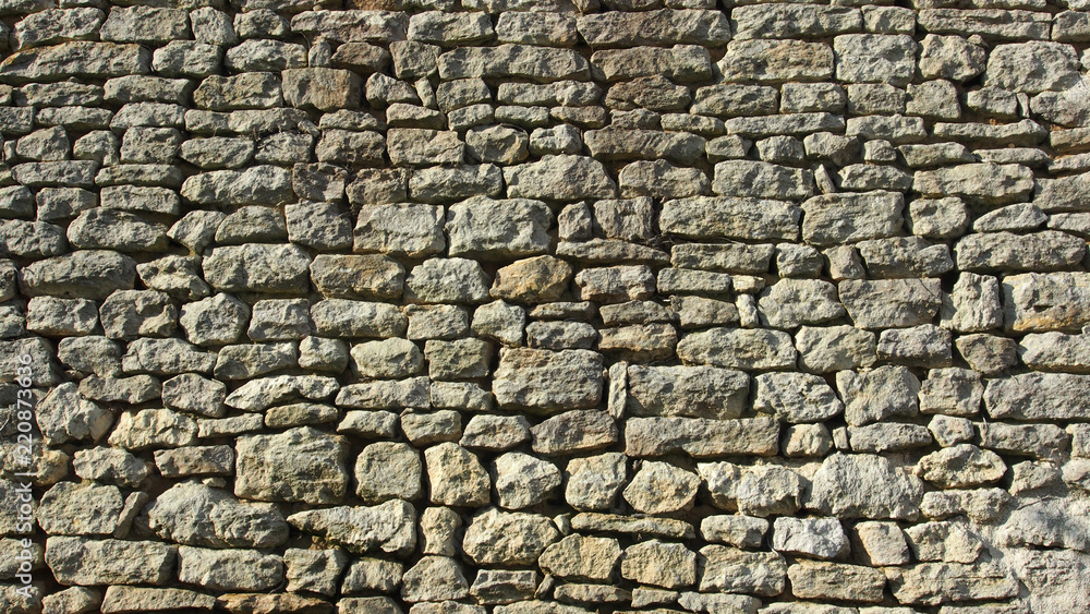 Alte Mauer in Frankreich