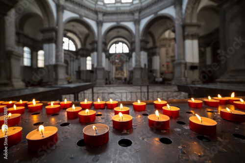 Obraz na płótnie Interior of Basilica di Santa Maria della Salute, Venice, Italy