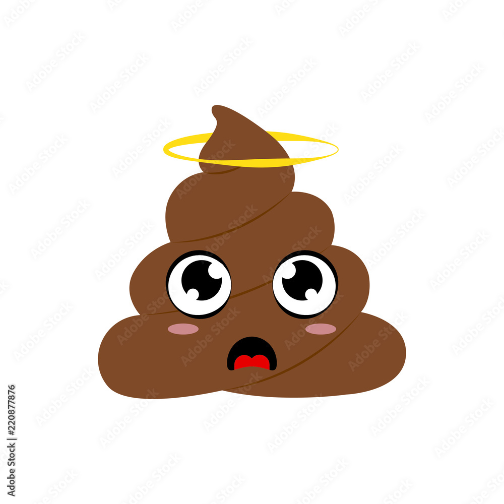 Fototapeta premium Funny Poop Face