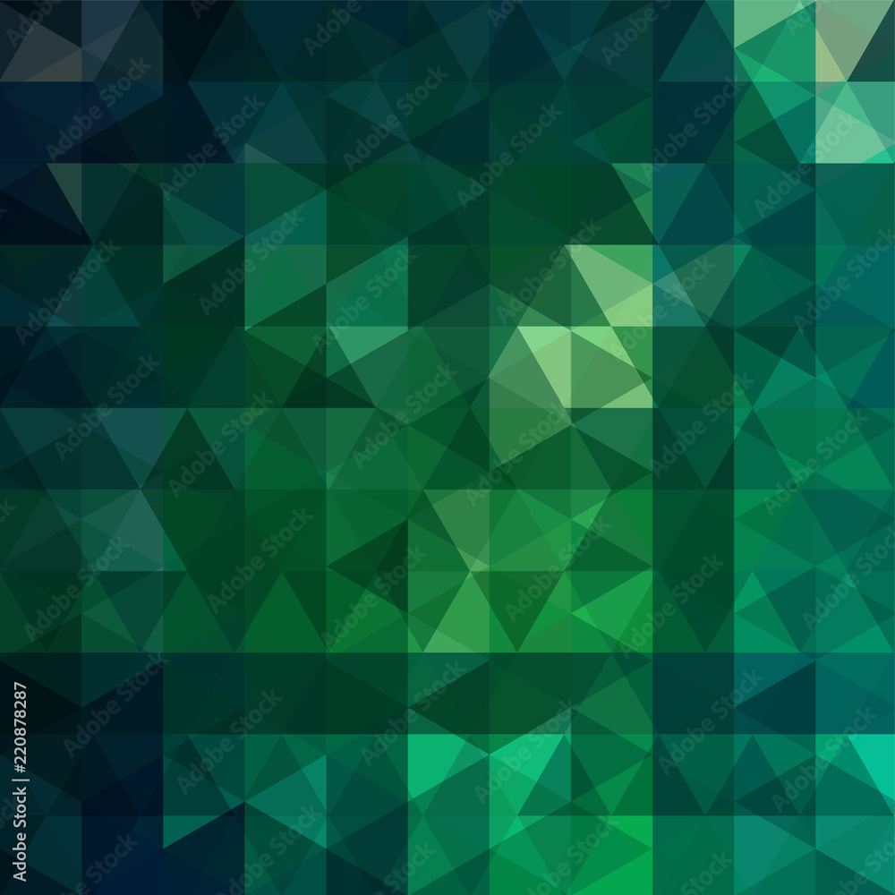 Triangle vector background. Can be used in cover design, book design, website background. Vector illustration. Green color. Triangle vector background. Can be used in cover design, book design, website background. Vector illustration. Green color.