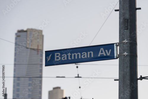 Batman Avenue Sign - Melbourne